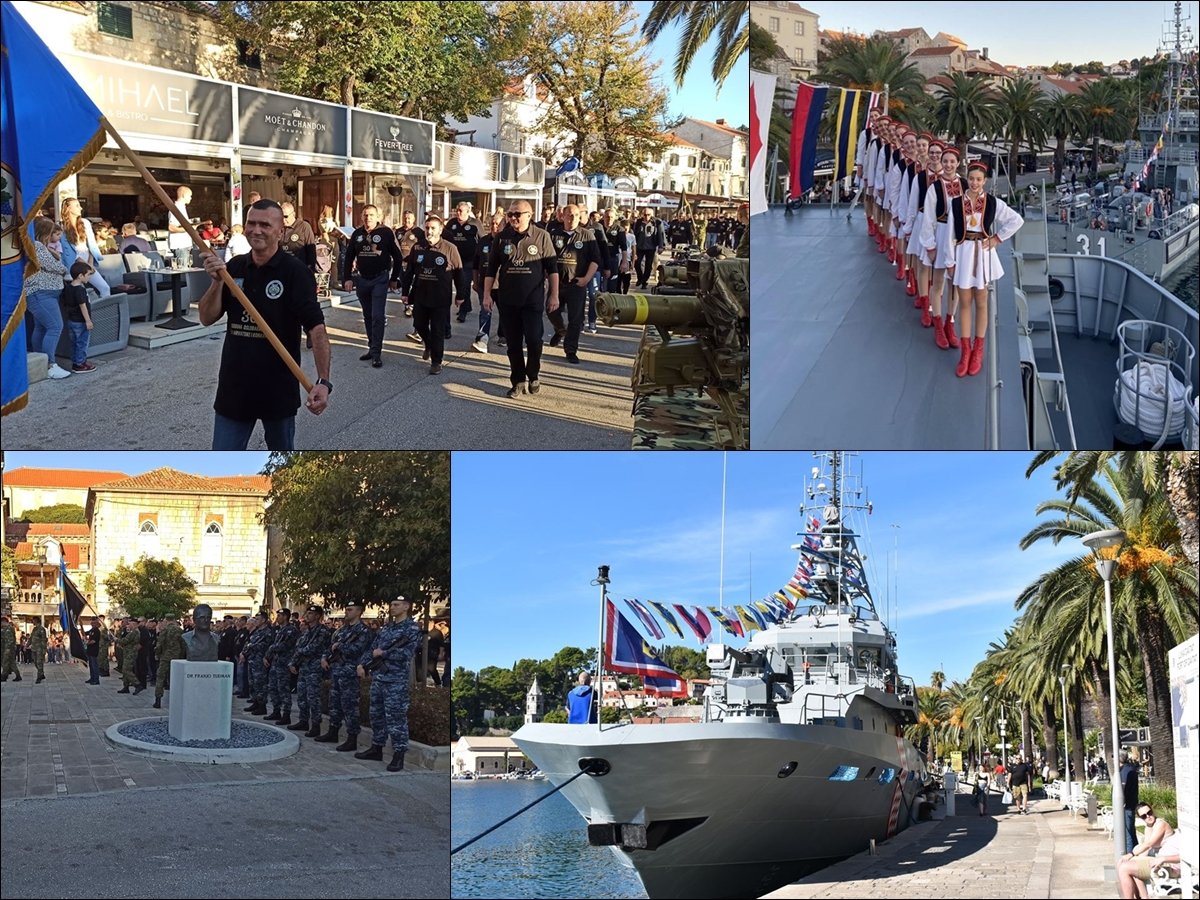 U Cavtatu izložba oružja Hrvatske vojske, mimohod veterana i izložba ratnih fotografija