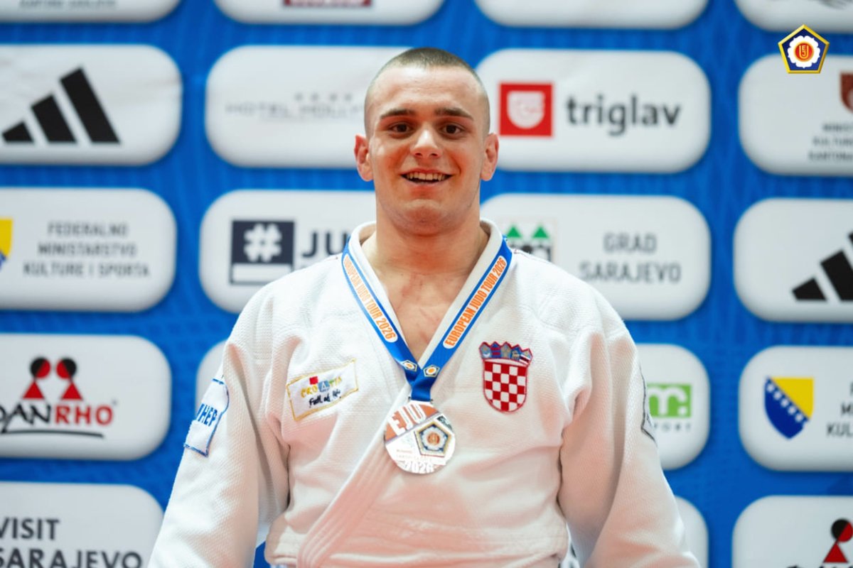 JUDO: SREBROM NA JUNIORSKOM EUROPSKOM KUPU U SARAJEVU BORNA BUTIJER OSTVARIO PLASMAN NA EUROPSKO I SVJETSKO JUNIORSKO PRVENSTVO