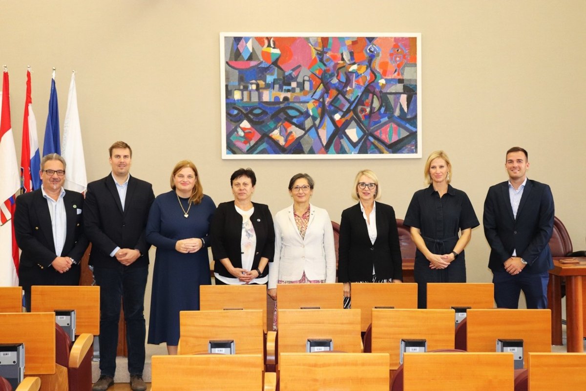 OSNAŽIVANJE KULTURNE SURADNJE: Delegacija Veszpréma na prijemu u Gradu