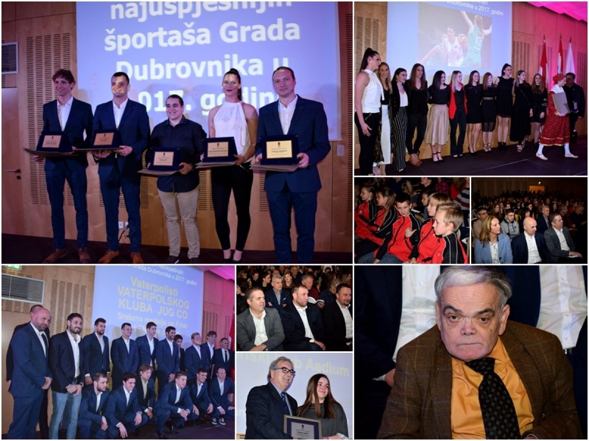Proglašeni najbolji dubrovački sportaši u 2017. godini