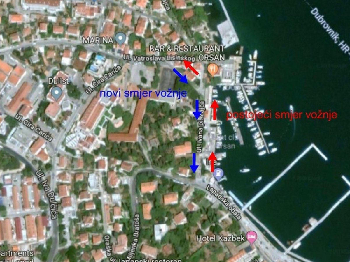 Od srijede se obrće smjer prometa na Orsanu