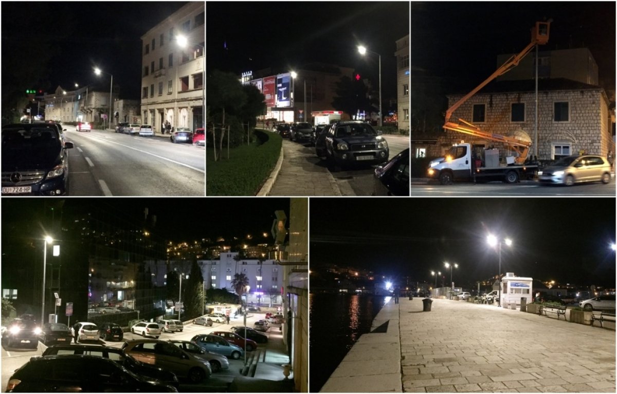 Nova javna rasvjeta u Ulici Nikole Tesle, Vukovarskoj i na velikom mulu u Gružu