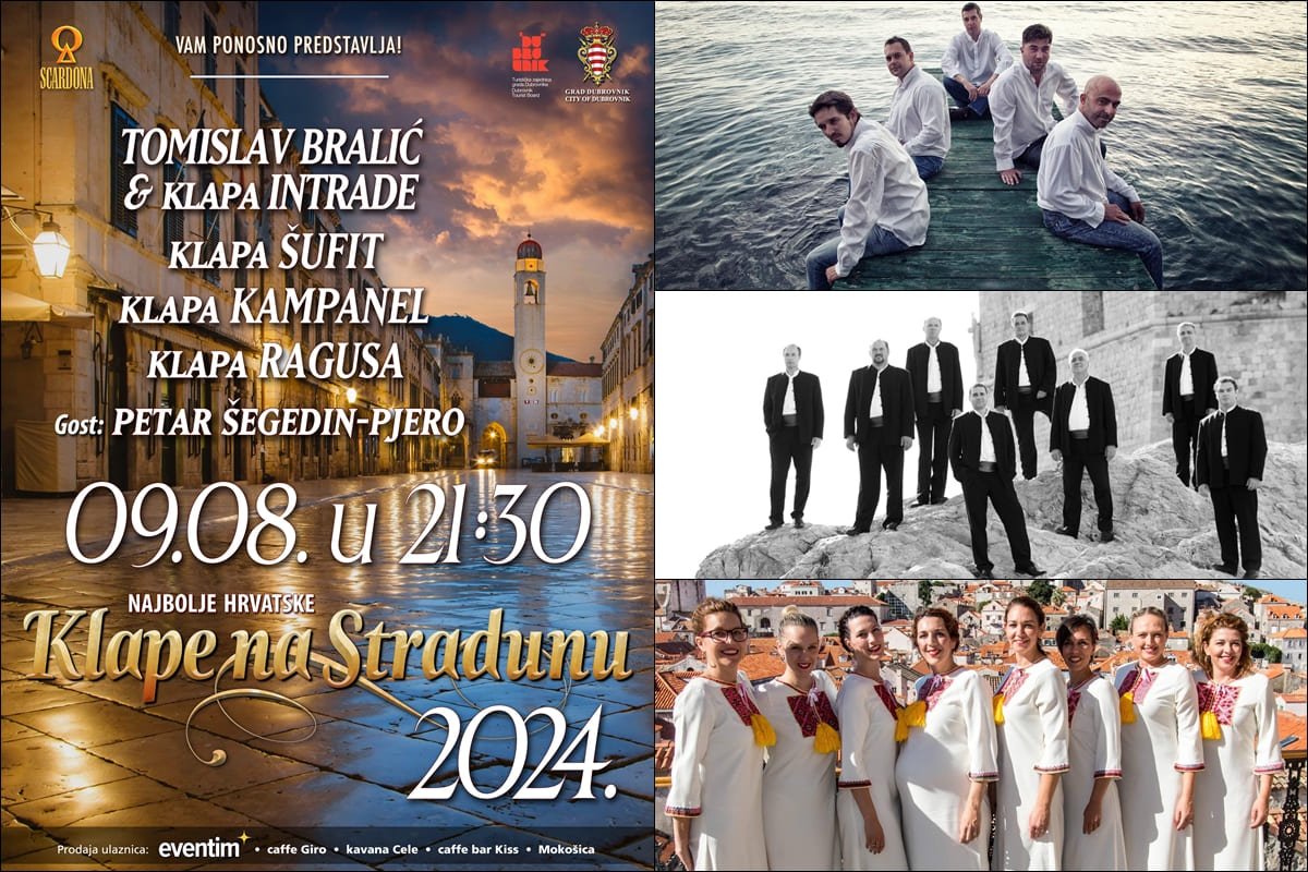 NAJBOLJE HRVATSKE KLAPE NA STRADUNU