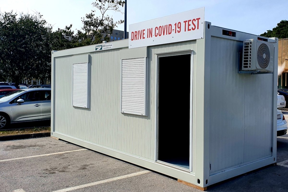 Osposobljen „drive in” punkt za testiranje na COVID ispred OB Dubrovnik