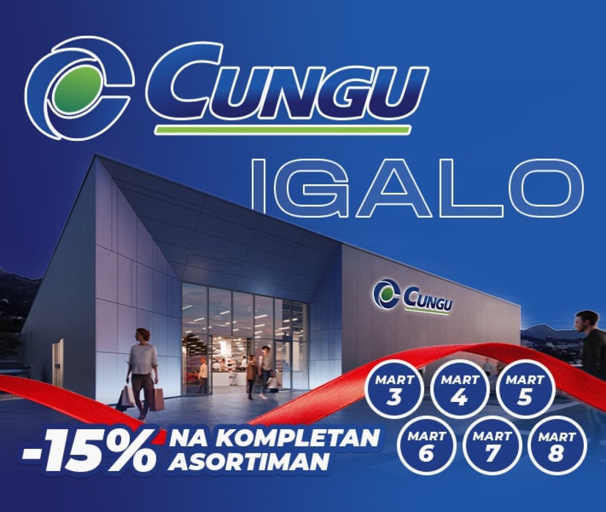 VELIKO OTVARANJE CUNGU CENTRA U HERCEG NOVOM – POPUSTI I DAROVI MAME DUBROVČANE