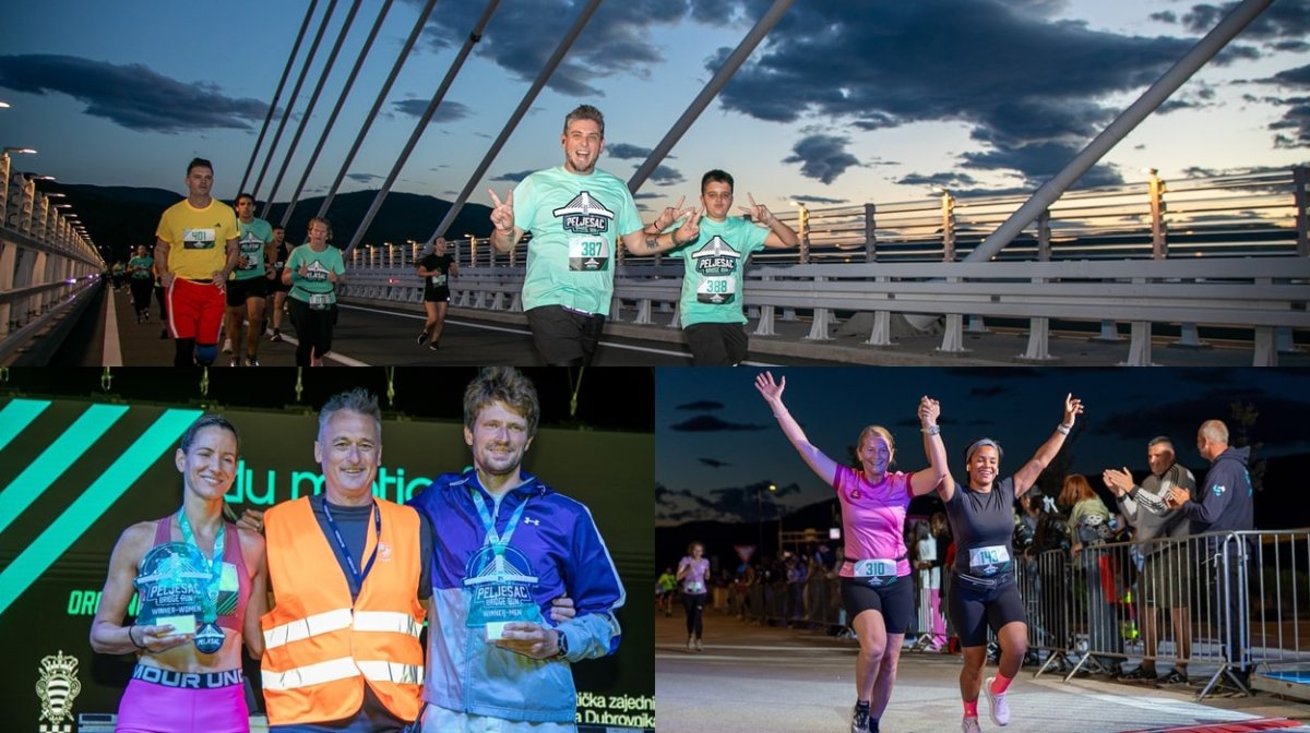 UTRKU PELJEŠKIM MOSTOM NAJBRŽE ISTRČALI LUKA RAJČEVIĆ I RITA BILIŠ