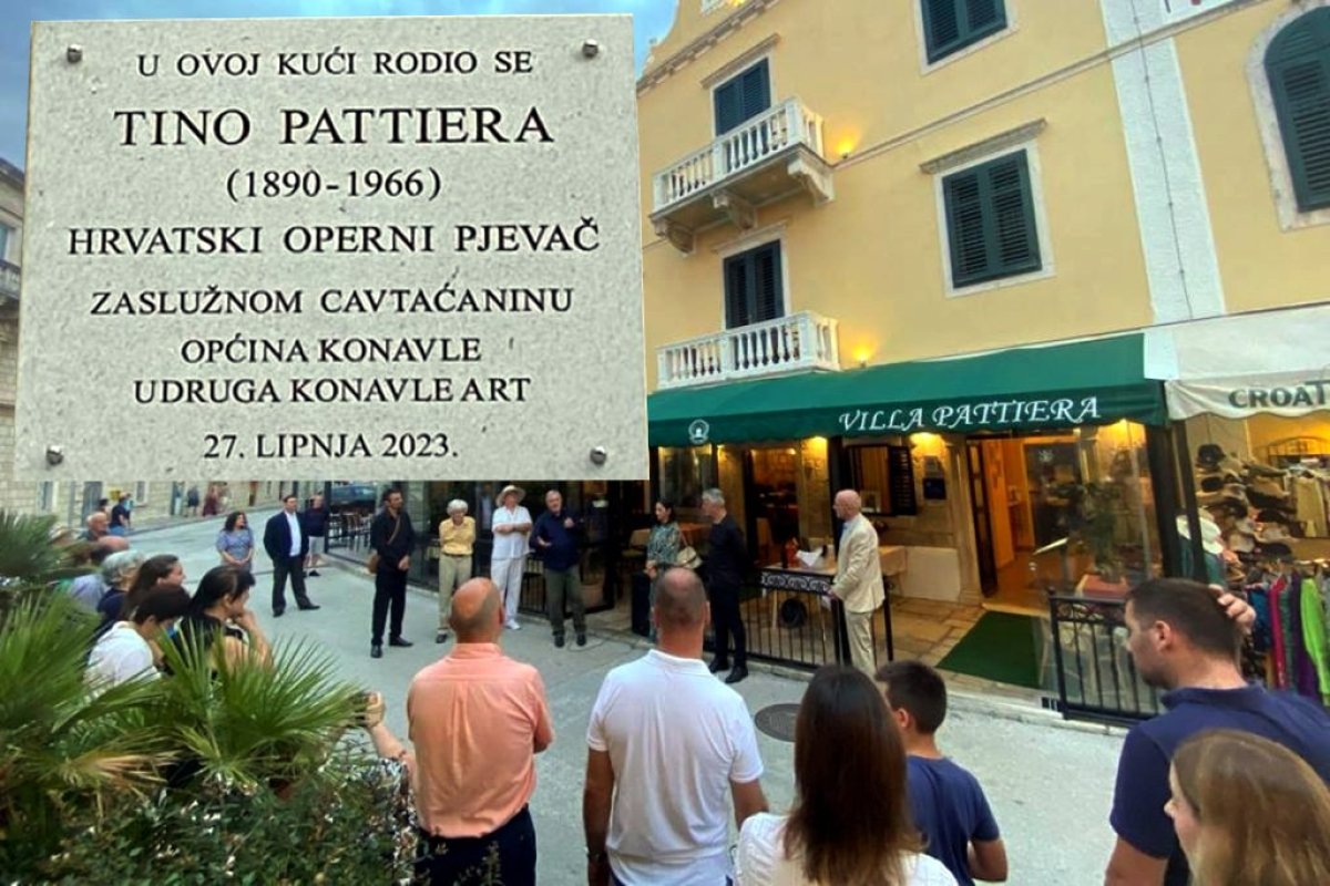 Velikom opernom pjevaču u Cavtatu otkrivena spomen ploča