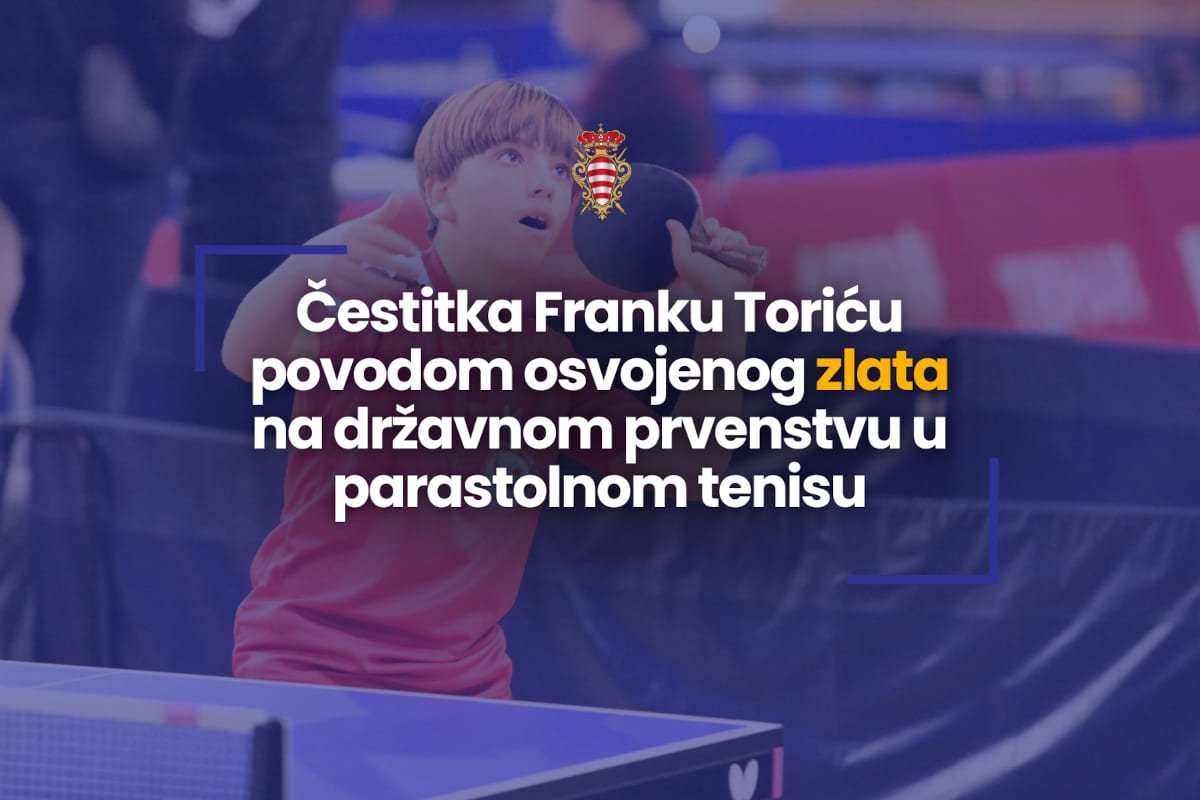 GRADONAČELNIK FRANKOVIĆ UPUTIO ČESTITKU FRANKU TORIĆU
