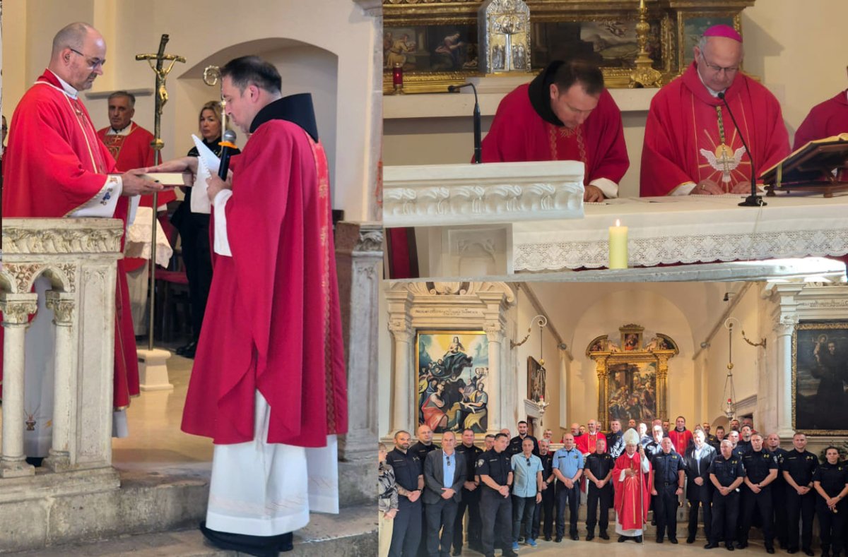 UVEDEN U SLUŽBU NOVI POLICIJSKI KAPELAN FRA STIPAN KLARIĆ