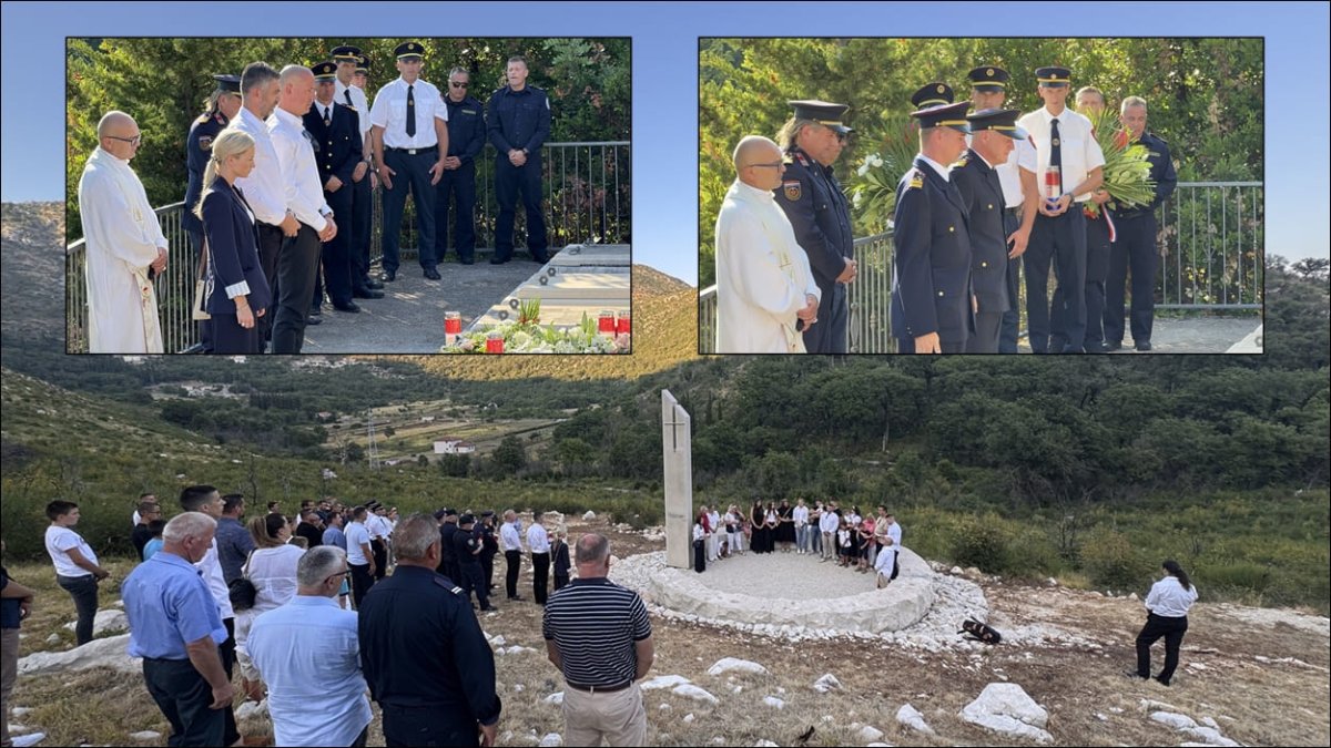 OBILJEŽENA TREĆA GODIŠNJICA POGIBIJE VATROGASCA GORANA KOMLENCA