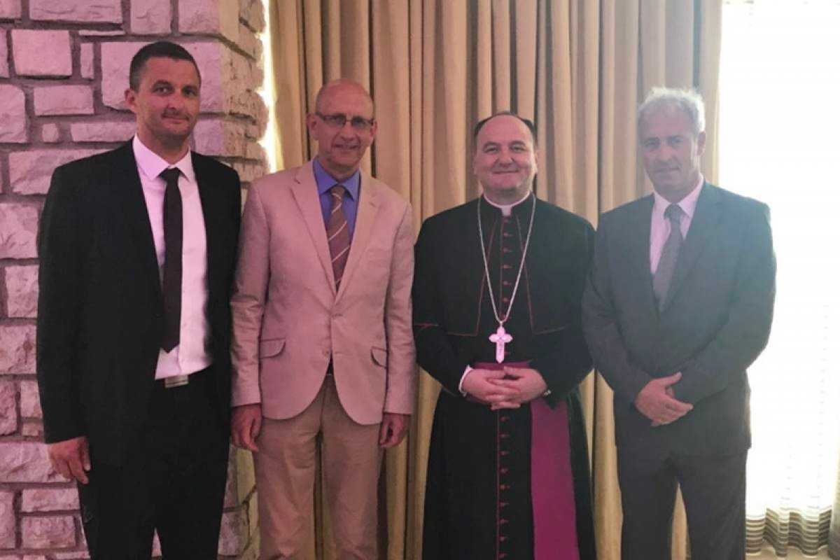 Lasić i Nardelli na biskupskom ređenju don Petra Palića