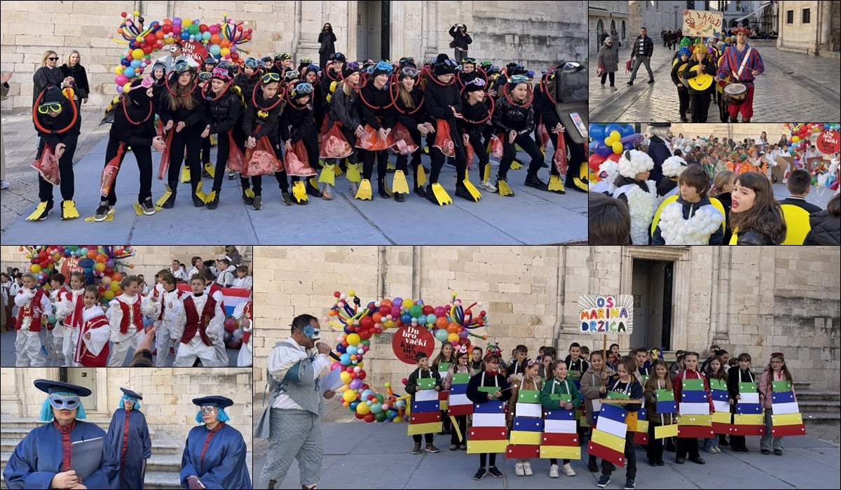 Foto / MAŠKARANIM ŠKOLSKIM DANOM POČEO DUBROVAČKI KARNEVO