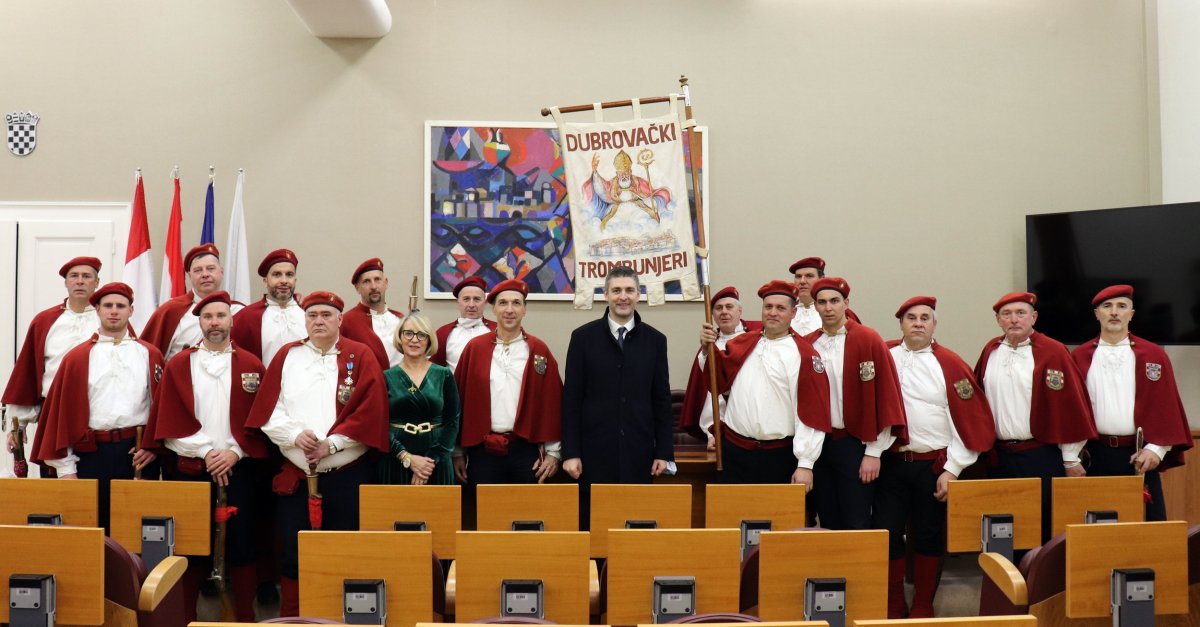 Tradicionani prijem Dubrovačkih trombunjera na Kandeloru