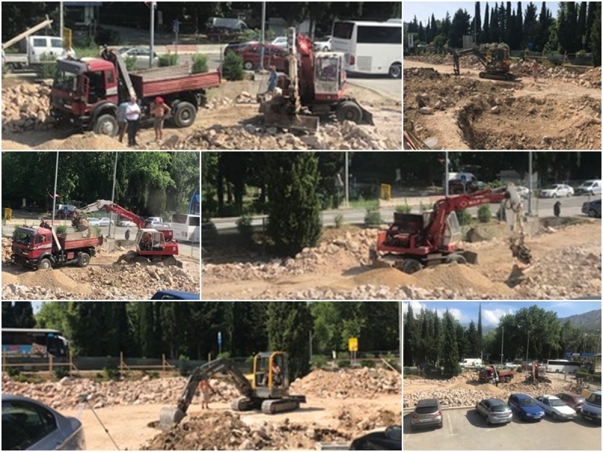 Uzalud zabrana radova i prijave komunalaca, radovi na autopraonici u Kuparima ne staju