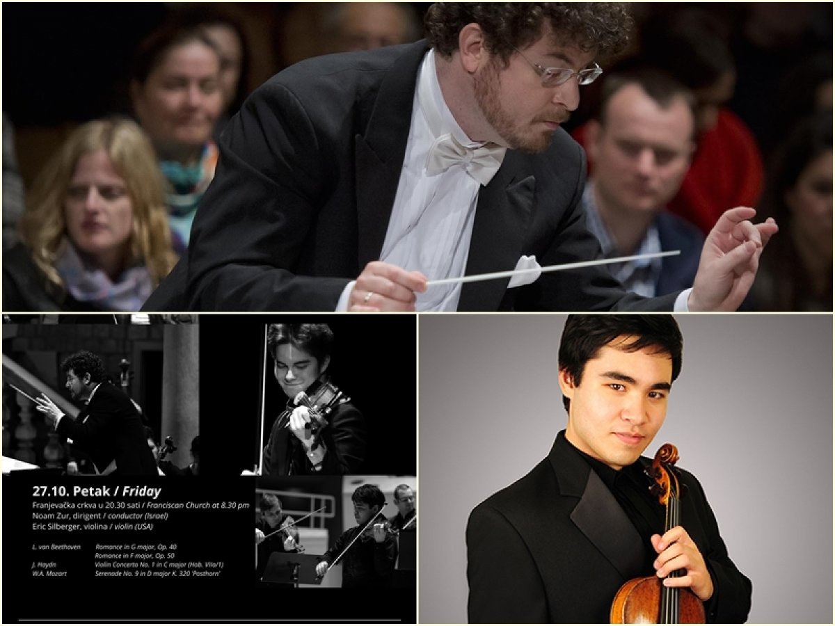 U crkvi Male braće Violinist Eric Silberger s DSO-om i Noamom Zurom