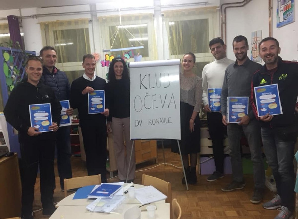 Završio još jedan ciklus radionica „Klub očeva“ u Dječjem vrtiću Konavle