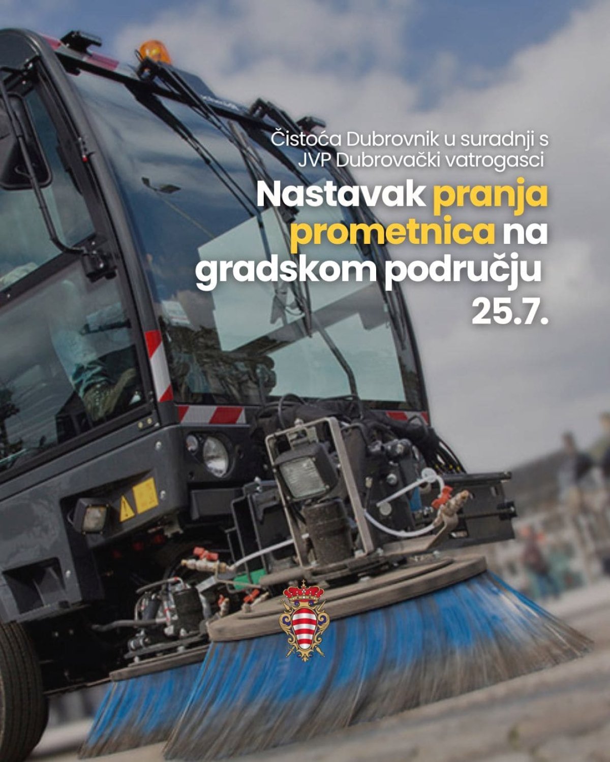 PRANJE PROMETNICA 25. SRPNJA
