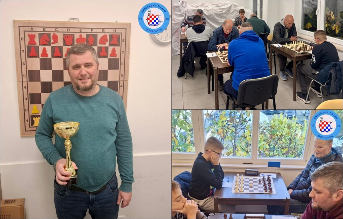 TOMISLAV MUSIĆ ŠAHOVSKI PRVAK GRADA DUBROVNIKA