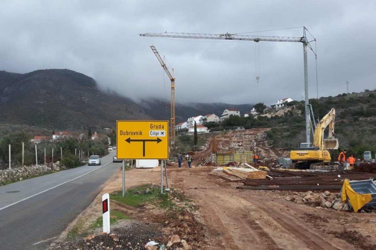 Radovi na ulazu u Cavtat vrijedni 20 milijuna kuna bit će gotovi do rujna