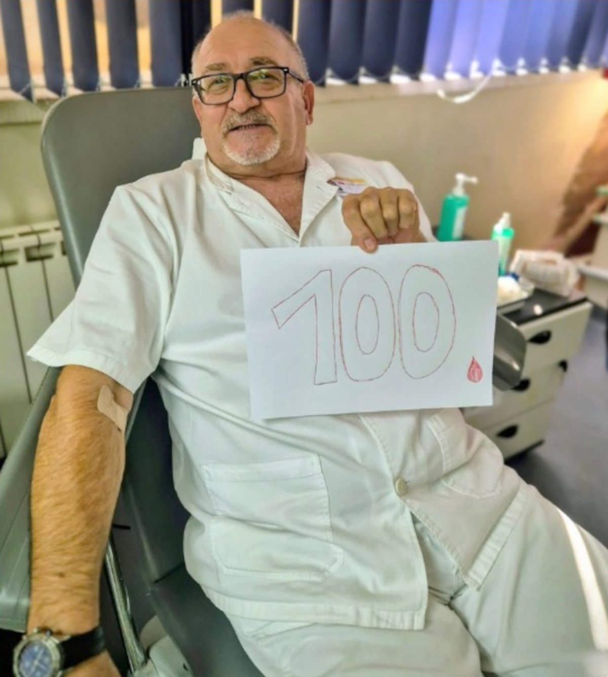 ZDRAVKO CVITANOVIĆ DAROVAO KRV STOTI PUT