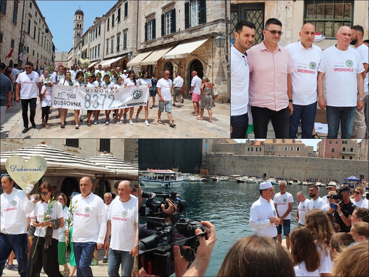 I OVE GODINE U DUBROVNIKU ODRŽAN MIMOHOD ZA ŽRTVE SREBRENICE