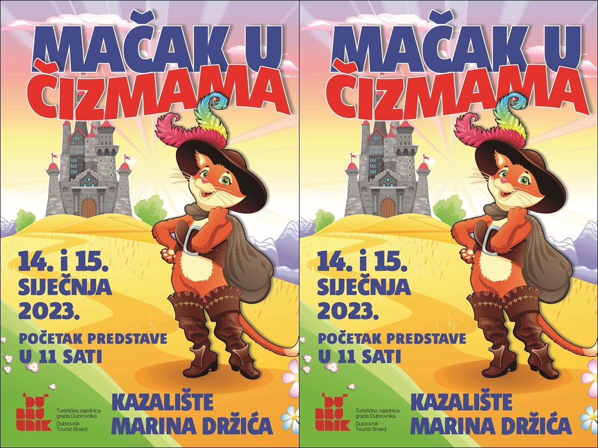 „Mačak u čizmama” za vikend u KMD-u