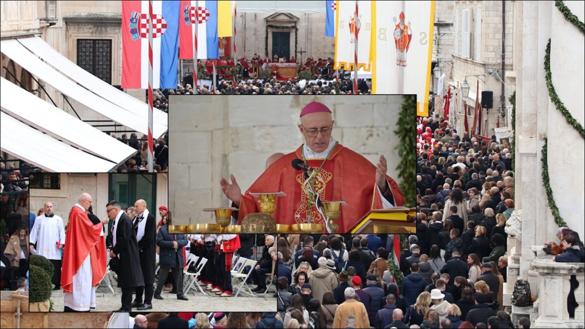 Foto / APOSTOLSKI NUNCIJ U HRVATSKOJ GIORGIO LINGUA PREDVODIO MISU UZ FESTU