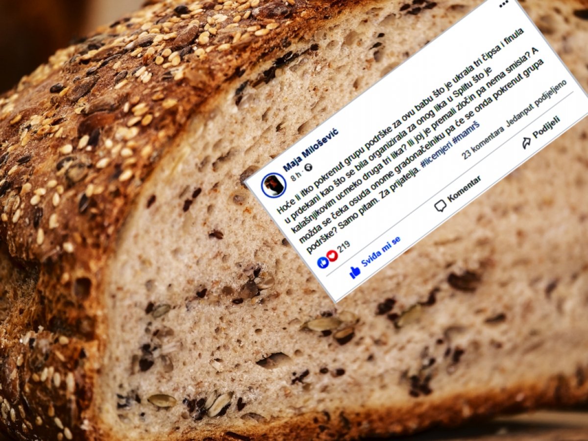 Baka pokušala ukrasti kruh, a gdje živimo najbolje kazuje post Maje Milošević