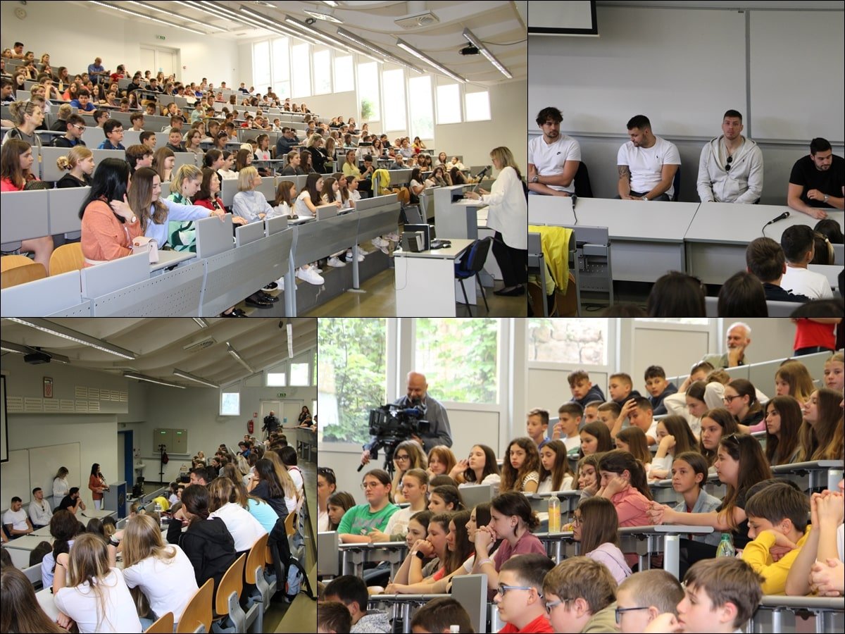 Foto / MOTIVACIJSKO PREDAVANJE ZLATNIH VATERPOLISTA OSNOVCIMA