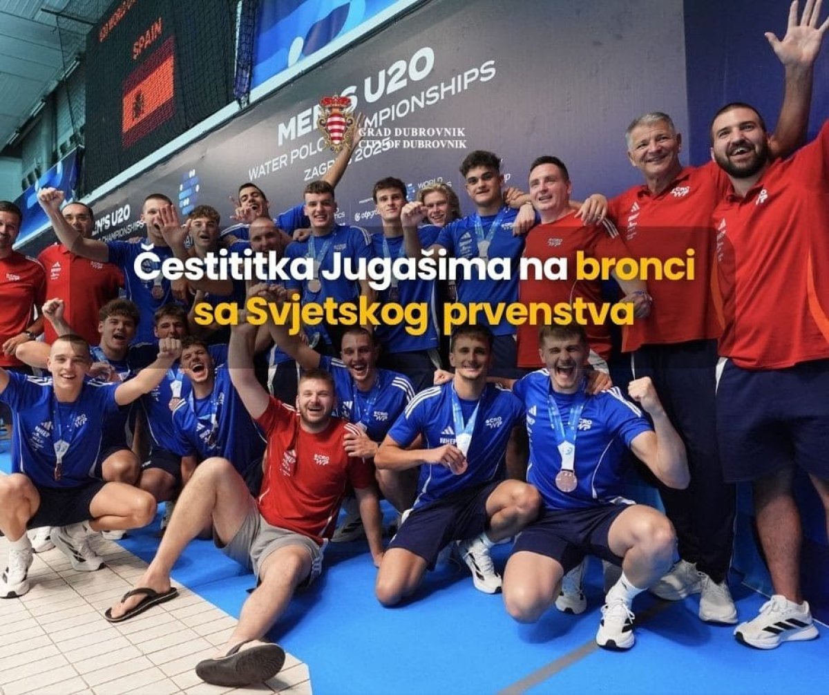 GRADONAČELNIK FRANKOVIĆ ČESTITAO VATERPOLISTIMA, BRONČANIMA NA SP DO 20 GODINA