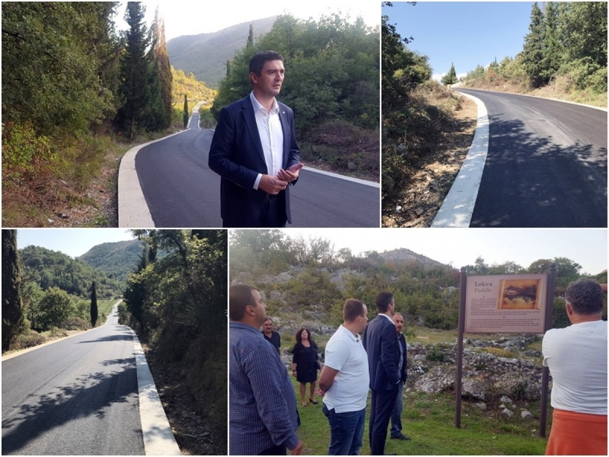 Sanirana cesta kod Kliševa, Gromači parkiralište