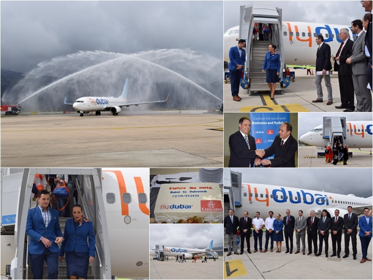 U Dubrovnik sletio prvi avion iz Dubaija