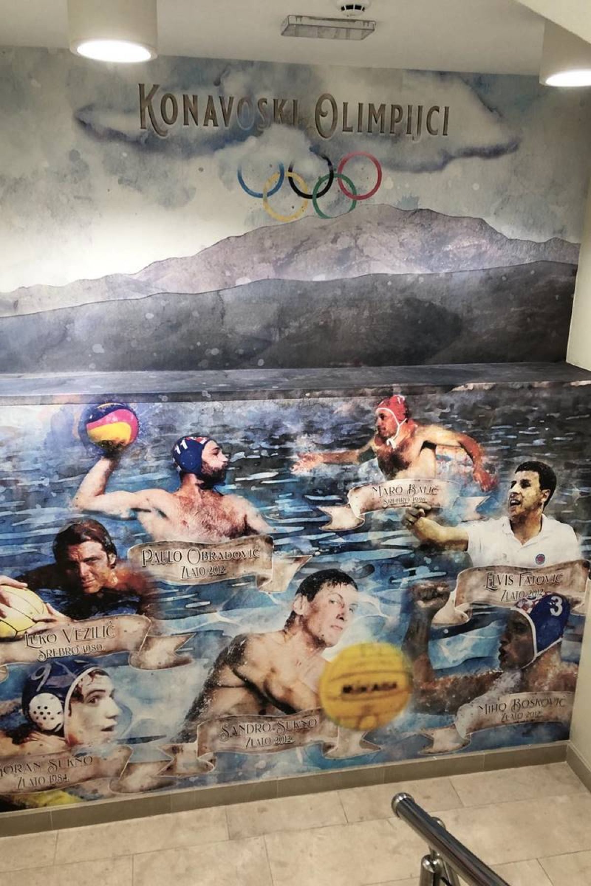 Konavoski osvajači olimpijskih medalja dobili mural u zgradi Općine
