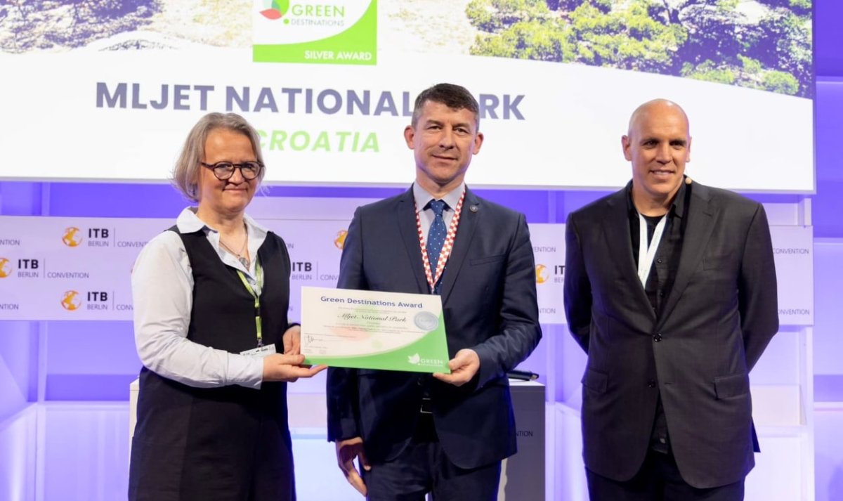 NACIONALNI PARK MLJET DOBIO PRIZNANJE ZA ODRŽIVO UPRAVLJANJE