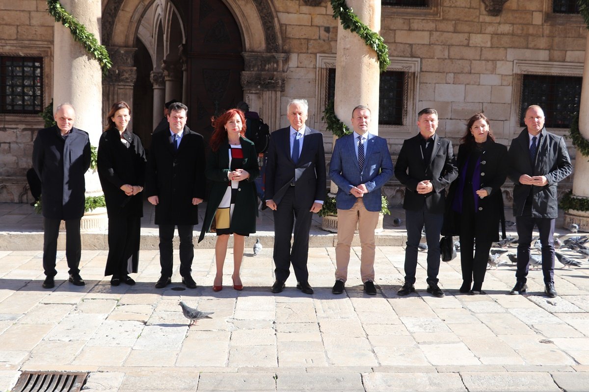 Varaždinski župan Anđelko Stričak sa suradnicima u radnom posjetu Dubrovačko - neretvanskoj županiji