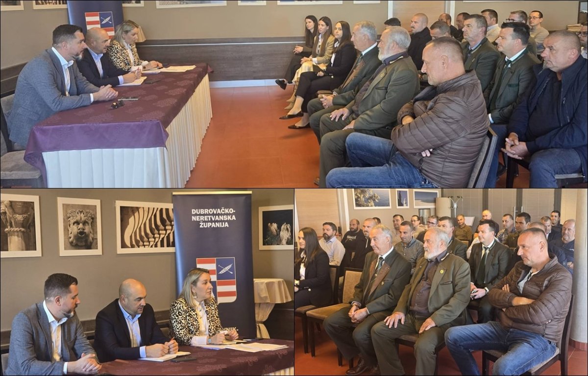 ŽUPAN PEZO SASTAO SE S LOVCIMA