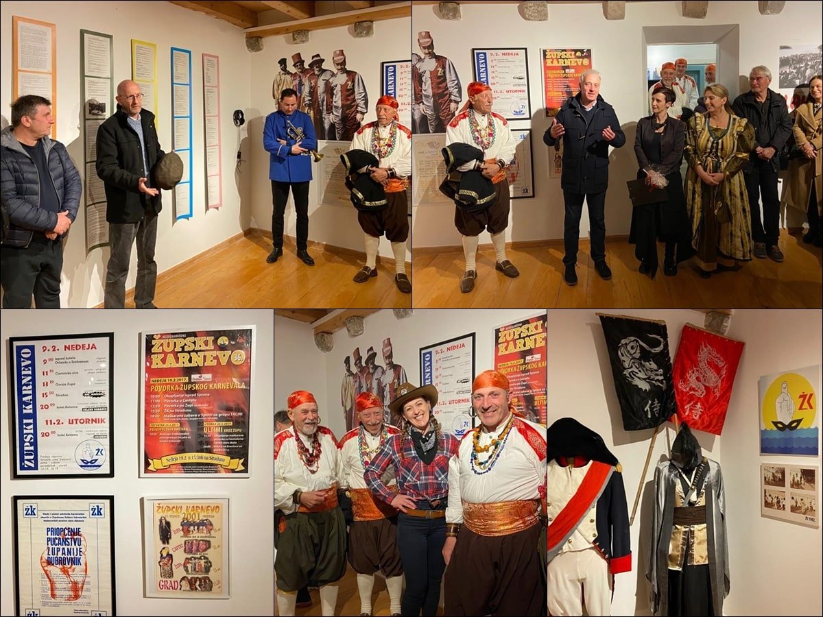 OTVORENA IZLOŽBA „ŽUPSKI KARNEVO U CAVTATU”