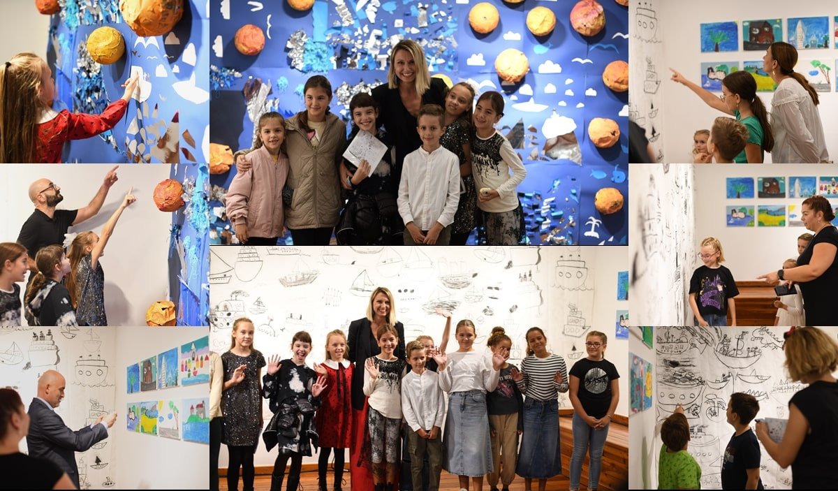 UGD: OTVORENA IZLOŽBA S CIKLUSA DJEČJIH RADIONICA „7 DANA MEDITERANA”