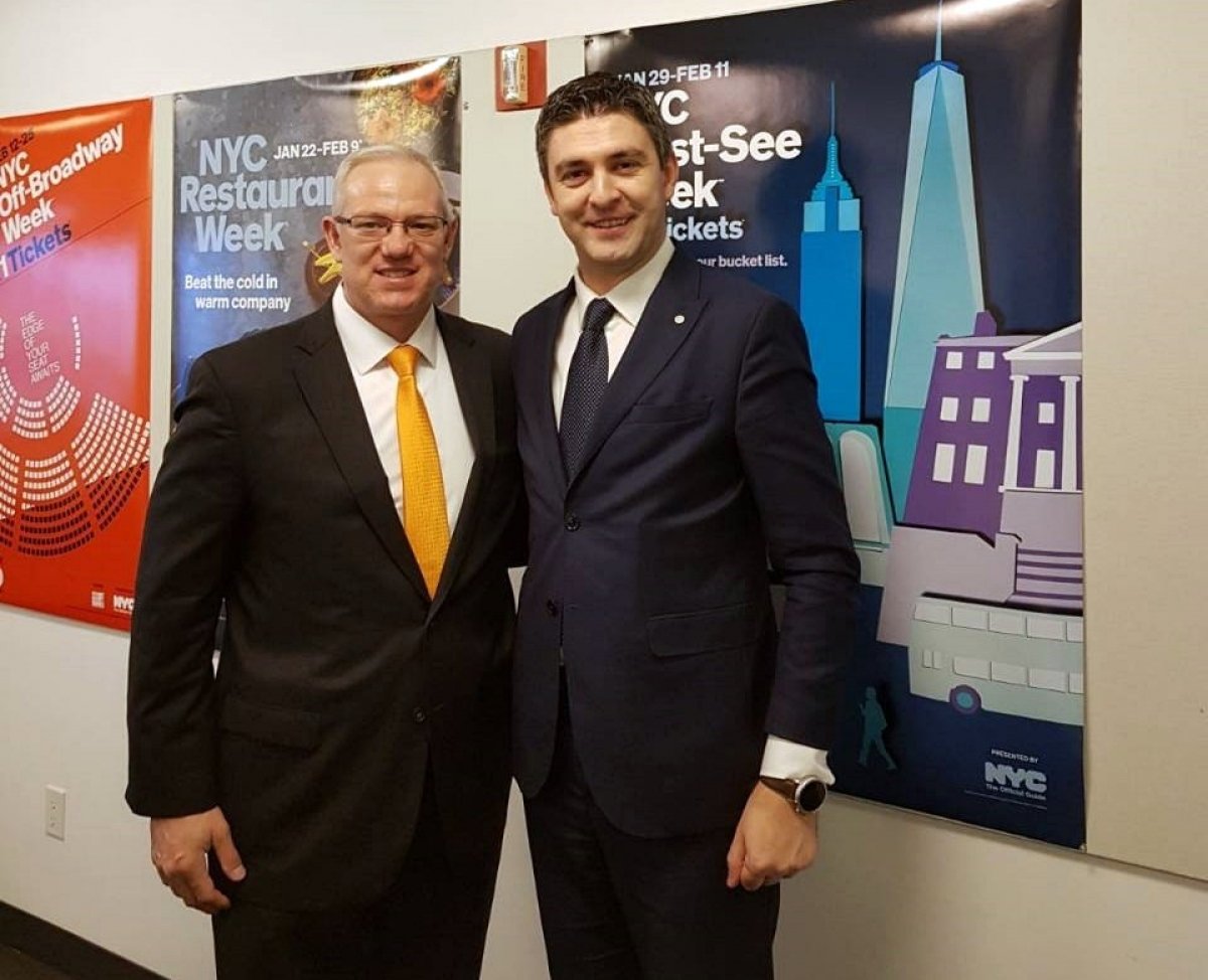 Američka turneja: Franković s predstavnicima njujorške tvrtke za destinacijski marketing