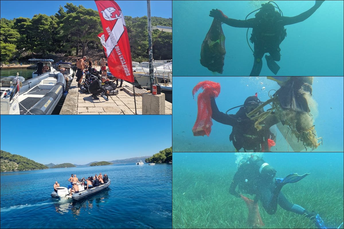 Foto / NOVA AKCIJA RK DUBROVNIK, ČISTILO SE DNO OKO JAKLJANA