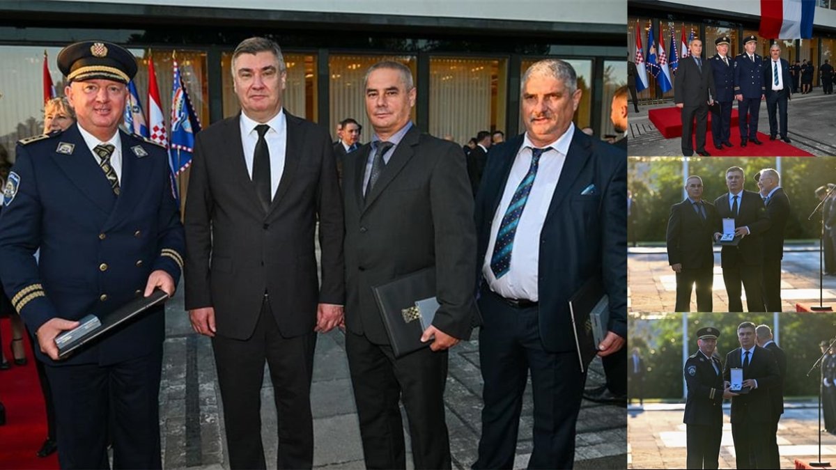 ČETIRI DJELATNIKA PU DUBROVAČKO – NERETVANSKE ODLIKOVAO PREDSJEDNIK MILANOVIĆ