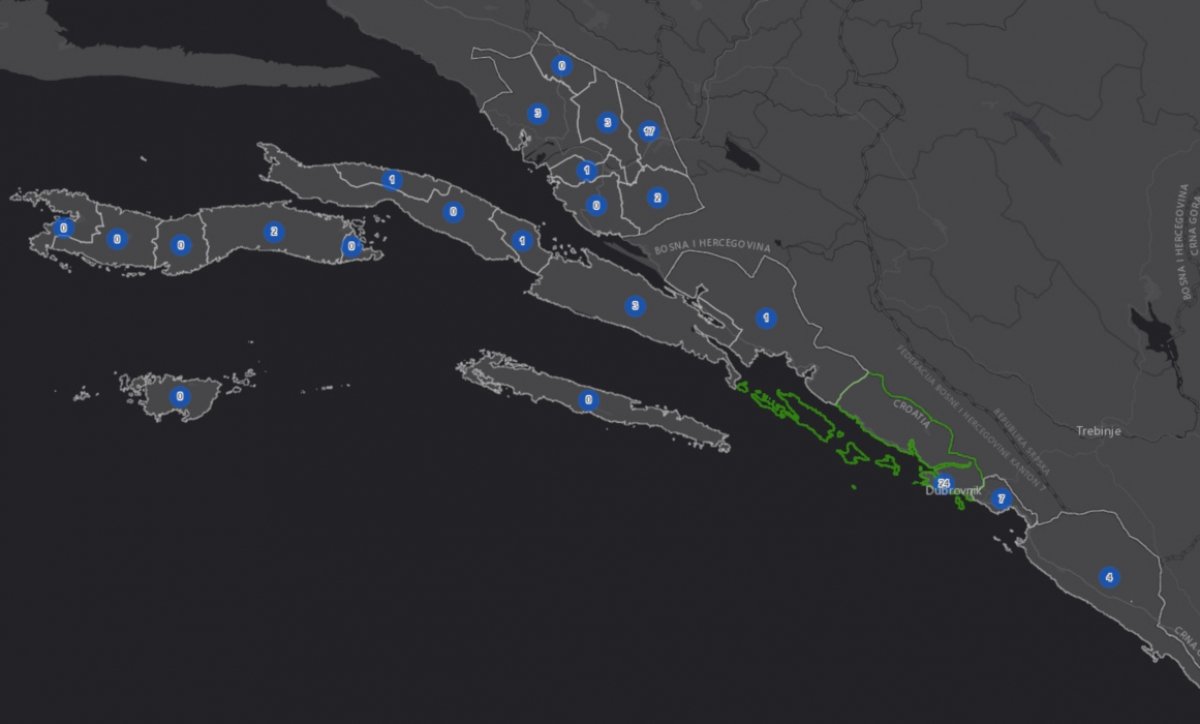 80 je aktivnih slučajeva COVID – a u Dubrovačko – neretvanskoj županiji, 24 u Dubrovniku