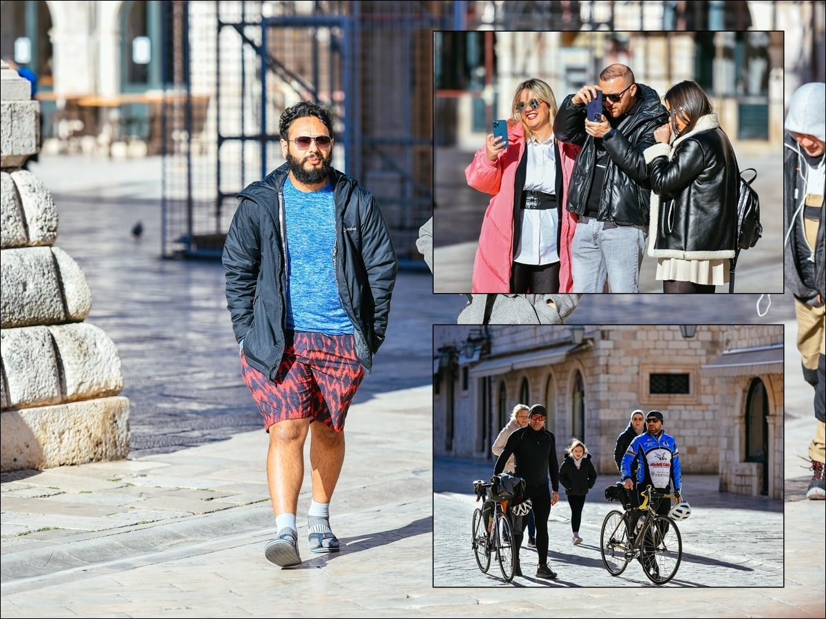 Foto / NEDJELJI ĐIR STRADUNOM, NETKO U BUNDI, NETKO U ŠORCU