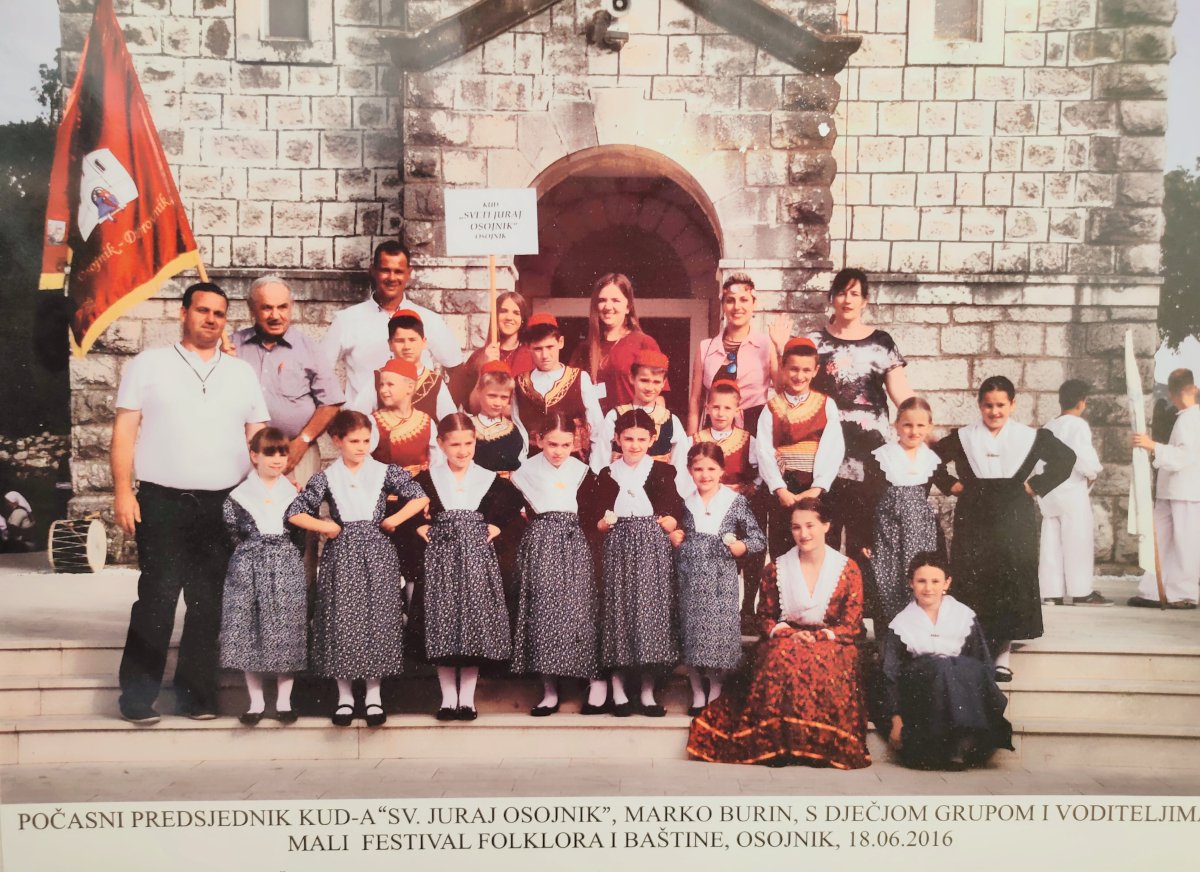 KUD Osojnik u ime Sočana oprostio se od svog dobrotvora Marka Burina