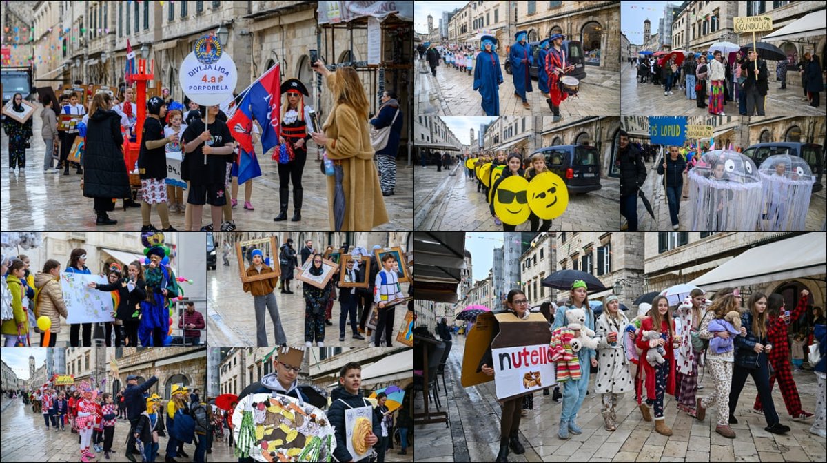 Foto / MAŠKARANI ŠKOLSKI DAN NA STRADUNU