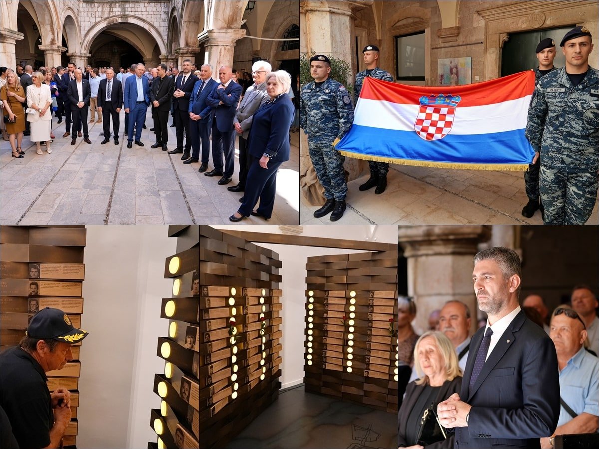 Foto / OTVORENA OBNOVLJENA SPOMEN SOBA POGINULIH DUBROVAČKIH BRANITELJA