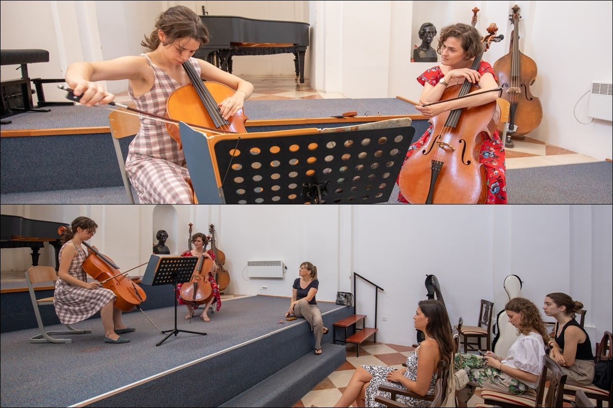 UOČI KONCERTA U DVORU MONIKA LESKOVAR ODRŽALA RADIONICU ZA MLADE GLAZBENIKE