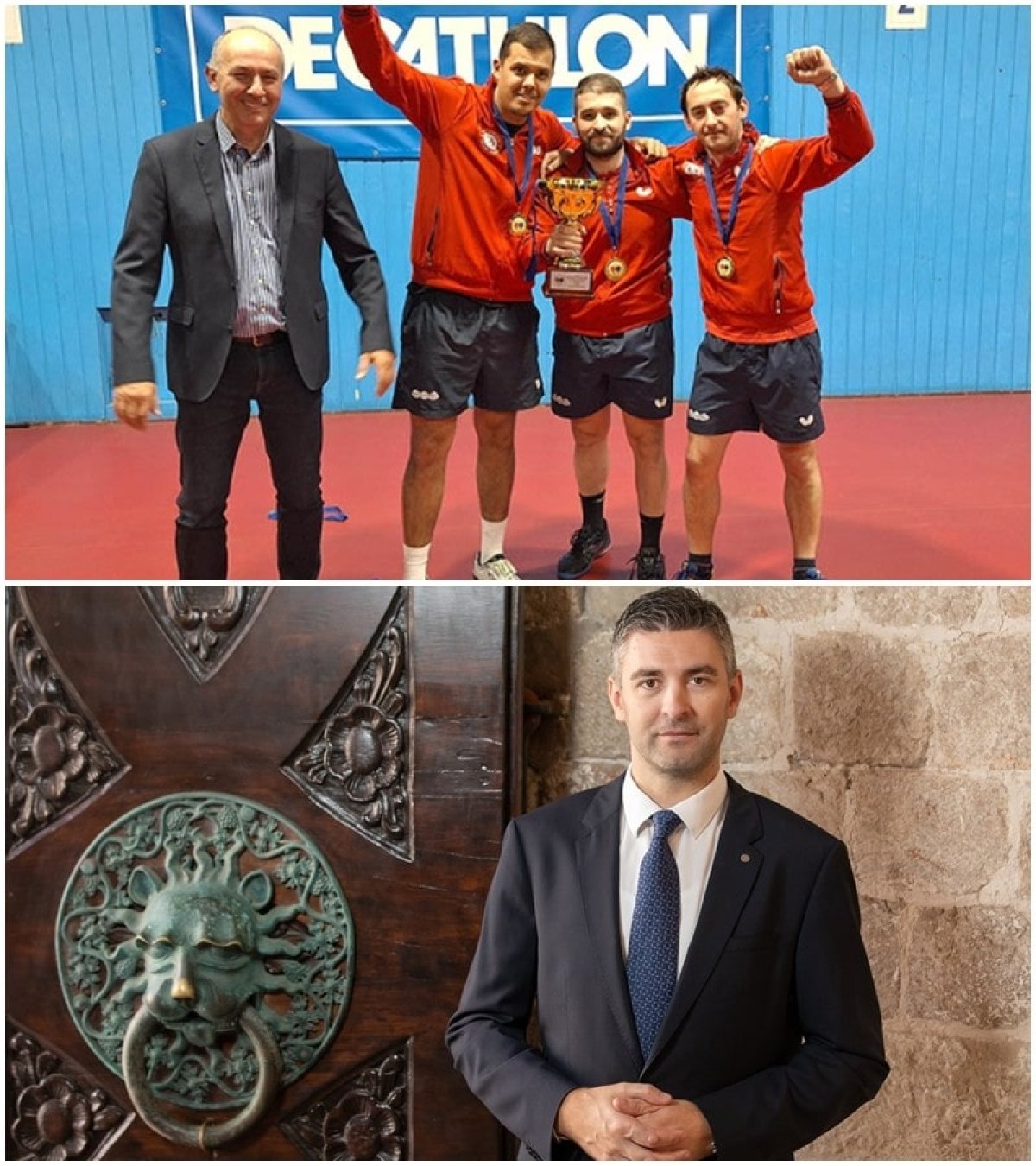 GRADONAČELNIK FRANKOVIĆ ČESTITAO STOLNOTENISAČIMA MARINKOLORA NA DUPLOJ KRUNI