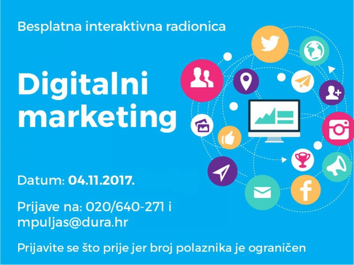 DURA: Besplatna radionica „Digitalni marketing“