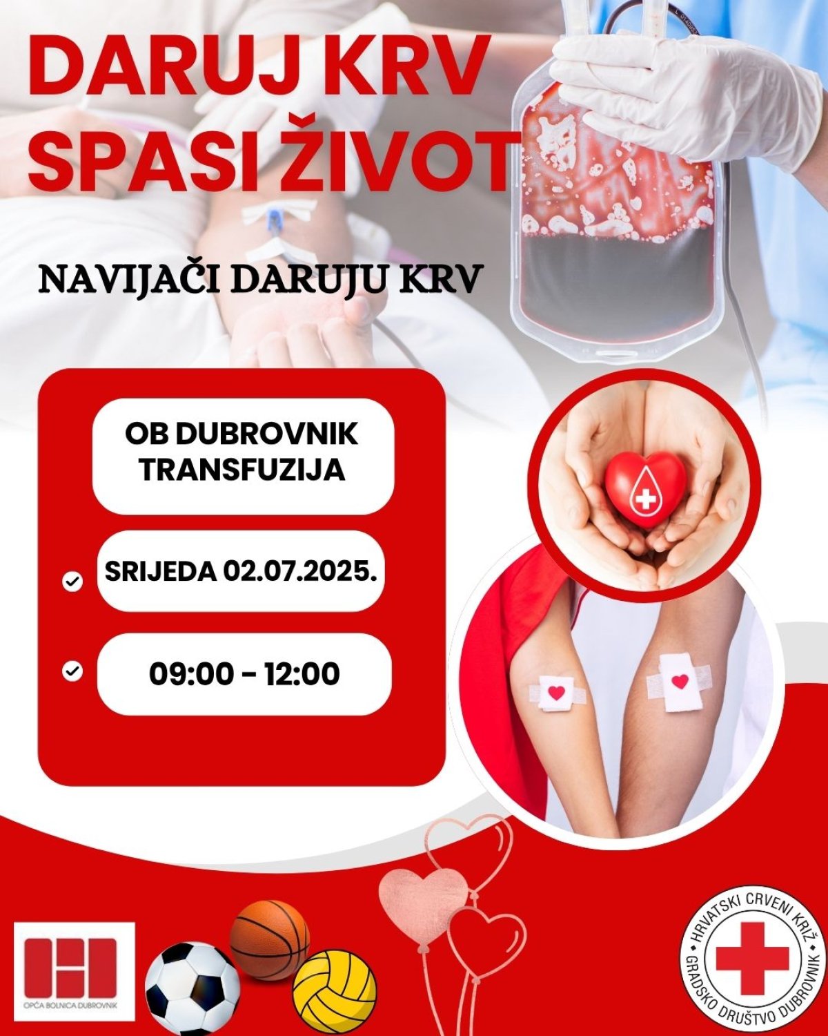 AKCIJA DARIVANJA KRVI U SURADNJI S NAVIJAČKIM SKUPINAMA